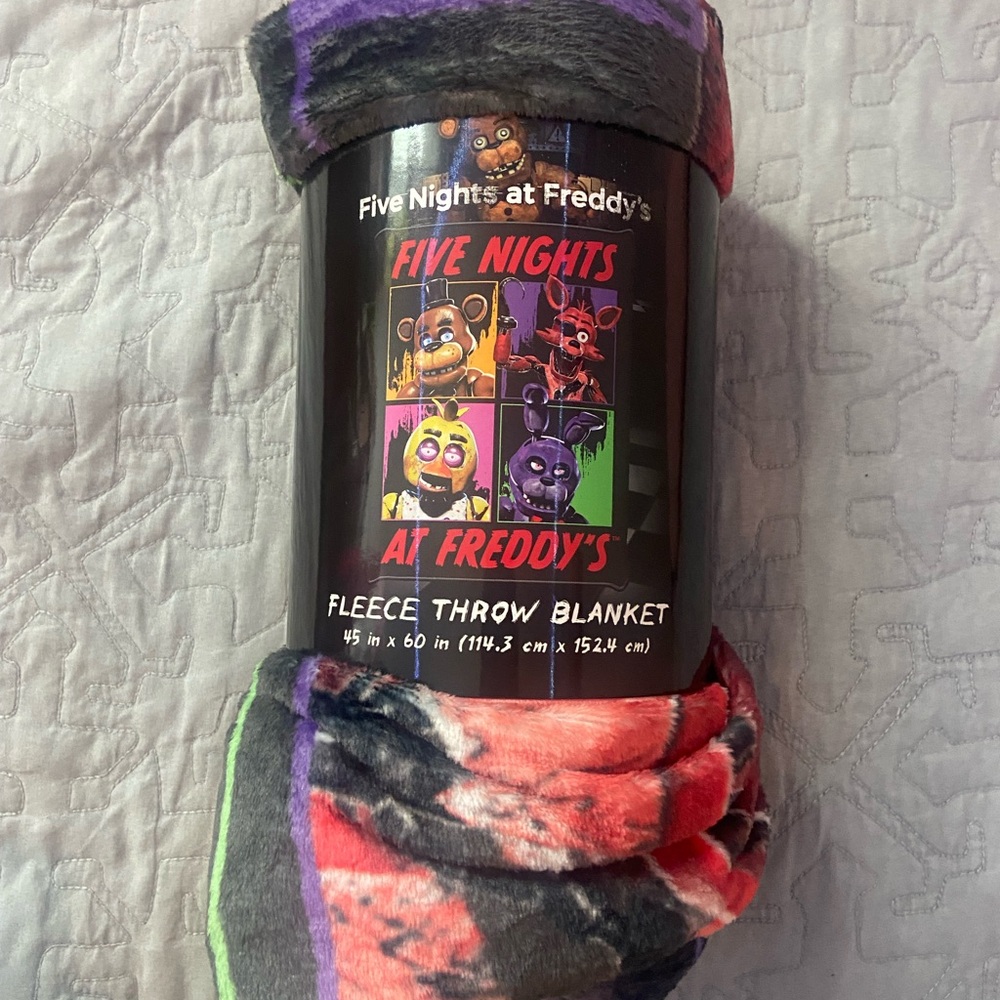 Five Nights at Freddy's Fleece Throw Blanket